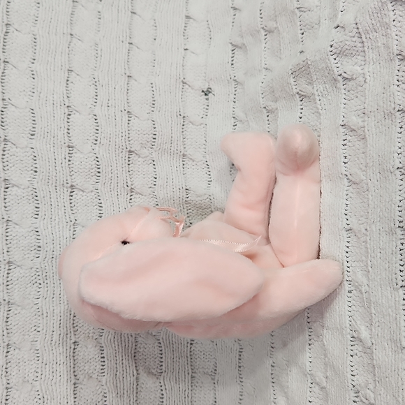 🕸Vintage Beanie Baby Hoppity The Rabbit 1996 Series Tag Errors P.E. PELLETS - Picture 4 of 10